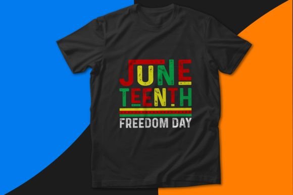 Download Juneteenth Typography T Shirt Design - Premium Resources