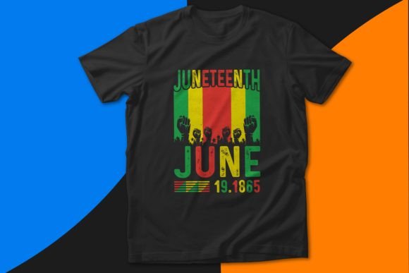 Download Juneteenth Typography T Shirt Design - Premium Resources